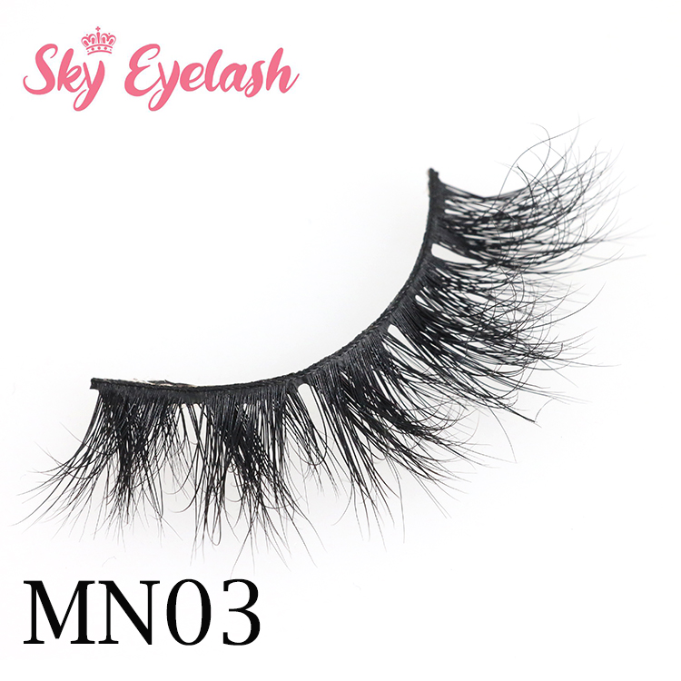 Sky eyelash vendor wholesale 3D 5D mink fur eyelash extension supplier